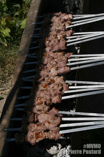 Brochettes de viande, Chachliks